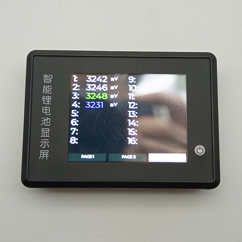 Qucc 3S-24S Lithium Battery BMS Smart LCD Display Touch Screen for Xiaoxiang APP with UART RS485 Ports