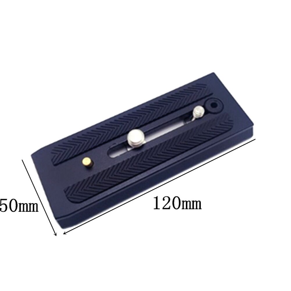 Accesorios para riel deslizante Placa de liberación rápida monópodos antideslizantes cámara de aleación de aluminio para exteriores para Manfrotto 500AH 501 577