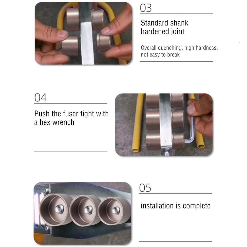 PPR Melt Machine Not Stick To Die Head Fuser 20-63mm Pluming Tools Welding Parts, Welding Head, Ppr Welding Machine Accessor