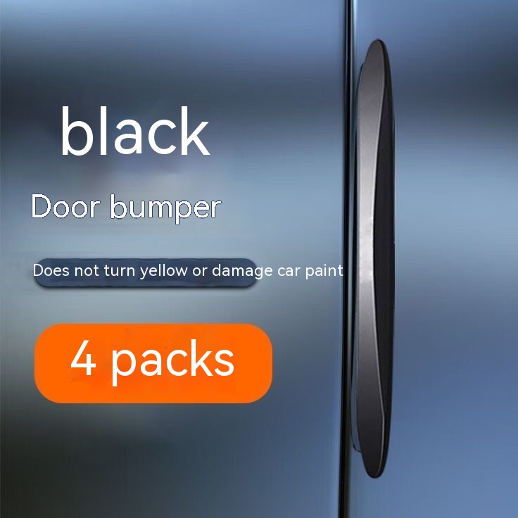 4pcs Invisible Waterproof Car Door Anti-Collision Scratch Strip Rearview Mirror Stickers Edge Transparent Handle Protector: Lavender