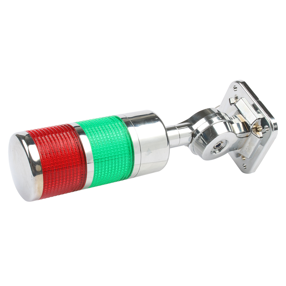 2 layers Rotatable 180 Stack light Red warning light industrial for CNC machine DC 24V 12V AC220V 110V Steady flashing light LED