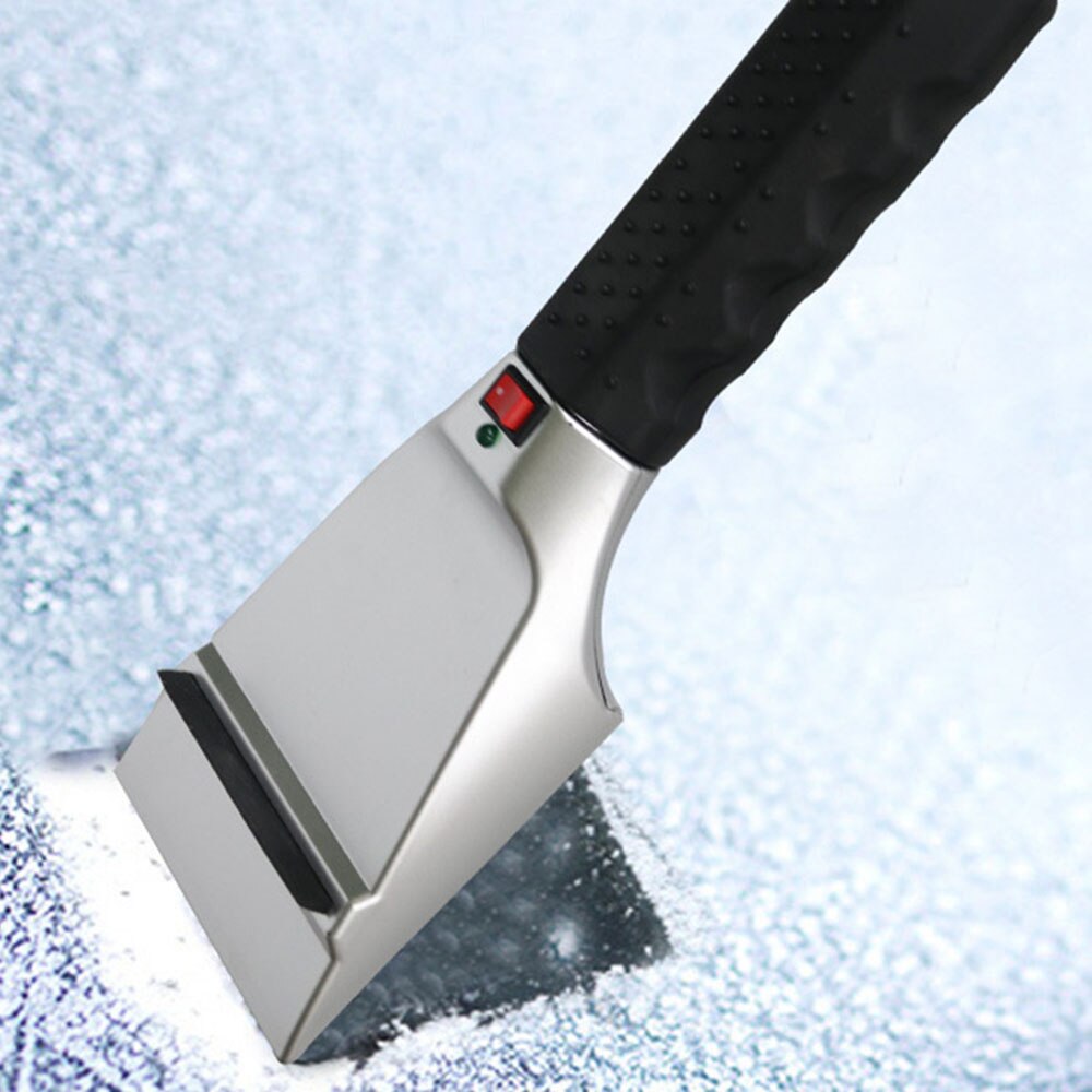 12v elektrisk opvarmet bil isskraber biler sne fjernelse skovl bil forrude glas afrimning rene værktøjer