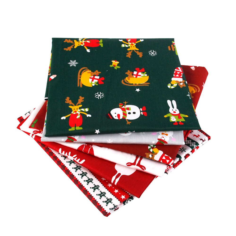 Accesorios David, 50x145cm, Navidad tela de algodón para tejido para niños, textil para el hogar para coser muñeca Tilda, c3142