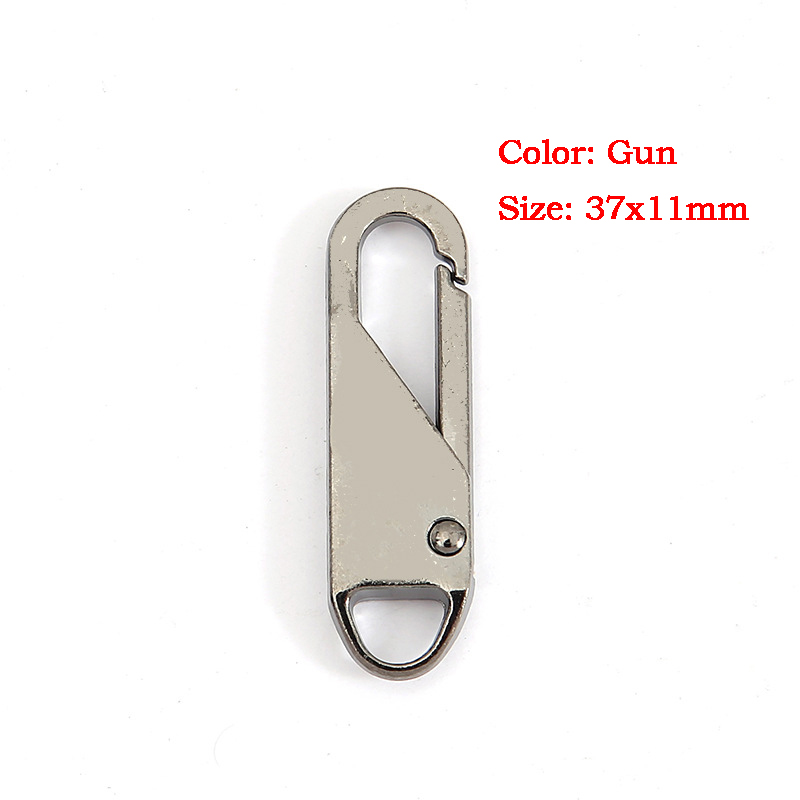 5/10pz cerniera in metallo tiro sostituzione cerniera staccabile cursore cerniera lampo testa tiro scheda kit di riparazione per accessori per vestiti da cucito artigianali: 4 # / Colore di zinco antico