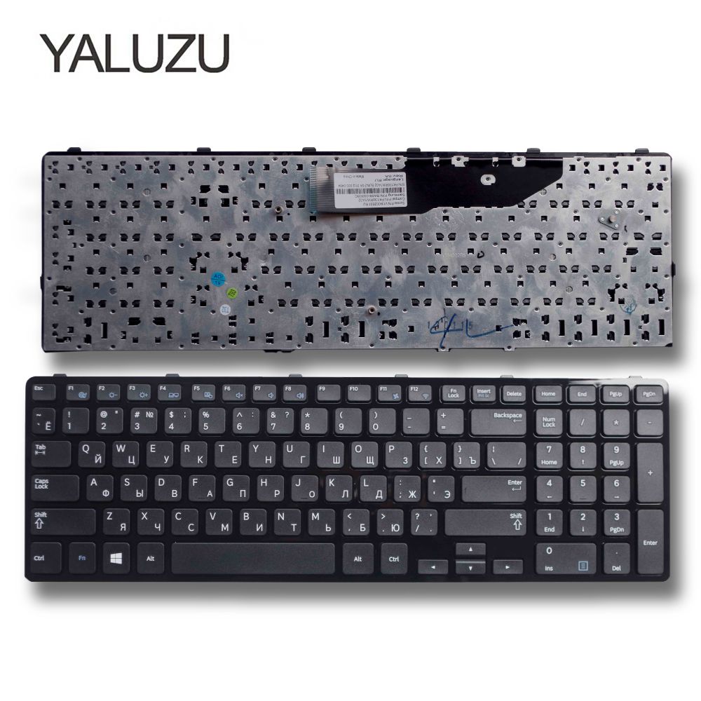 YALUZU pour SAMSUNG NP350E7C 350E7C 355E7C NP365E5C 350E7C 365E5C RU clavier d'ordinateur portable russe remplacer clavier RU disposition noir