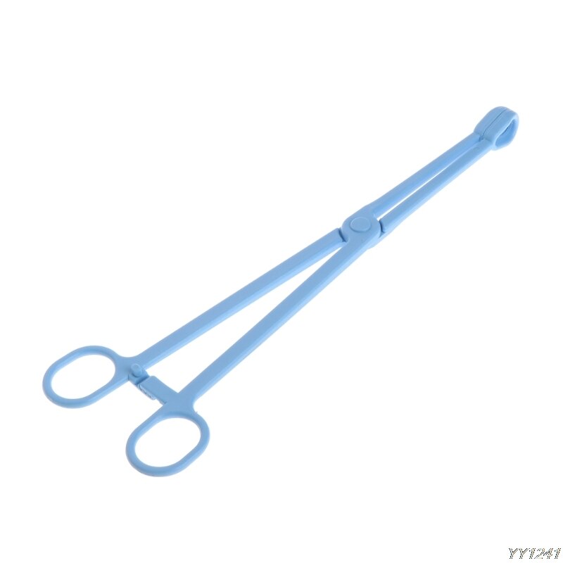 Reptile Terrarium Lizards Plastic Tongs Tweezers Pet Raising Feeding Tool Clips