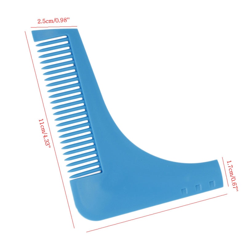 Perfect Lines Symmetry Beard Shaping Shaving Tool Comb 896D