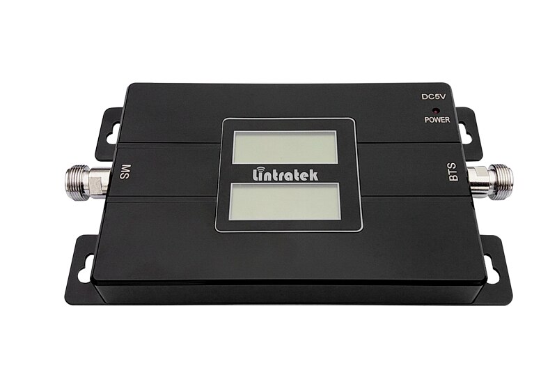 Lintratek GSM Signal Booster - 65dB Gain - Dual Band 850/900MHz Repeater with LCD Displays