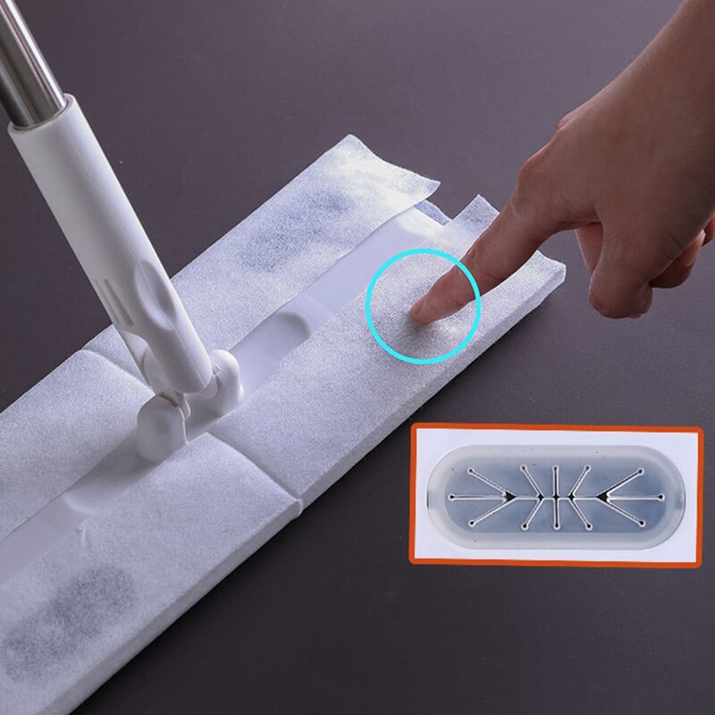Elektrostatische Staubsammler Mopp Einweg Vakuum Papier Boden Tücher Gewinde Flach Mopp Hause Reinigung Werkzeug für Haus