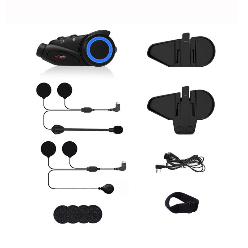 Motorcykel gruppe samtaleanlæg hjelm wifi optager  m3 originale dele blød hård mikrofon headset klemme kontrol k kabel