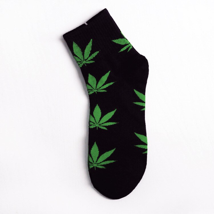 Mannen Sokken Maple Leaf Sokken In De Buis Katoen Skateboard Hennep Bladeren In De Buis Sokken Trend Koreaanse street Sport Sokken: 8
