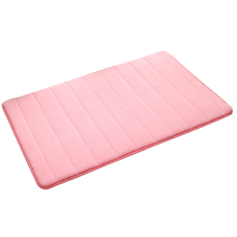 Tapis de bain en mousse à mémoire | Tapis de sol épais, doux et fort, absorbant et antidérapant, pour salle de bains, JAN88: Bleu ciel
