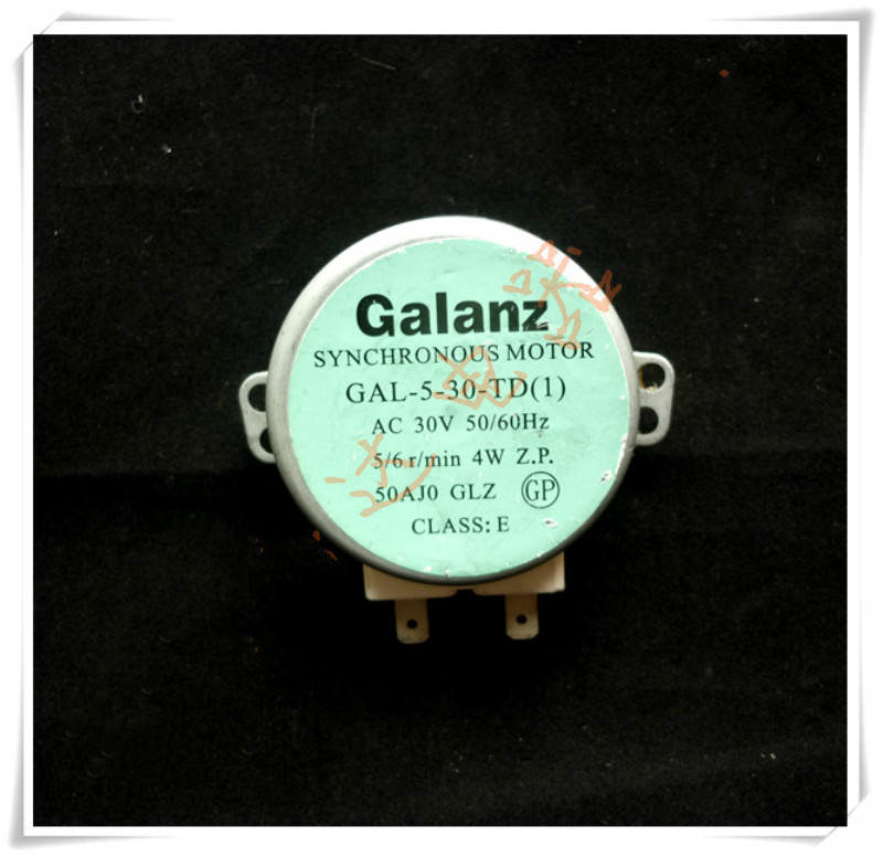 Galanz mikrobølgeovn deler gal -5-30- td gal -5-30- td (1) 4w ac 30v 50/60hz 5/6/ min platespiller synkronmotor