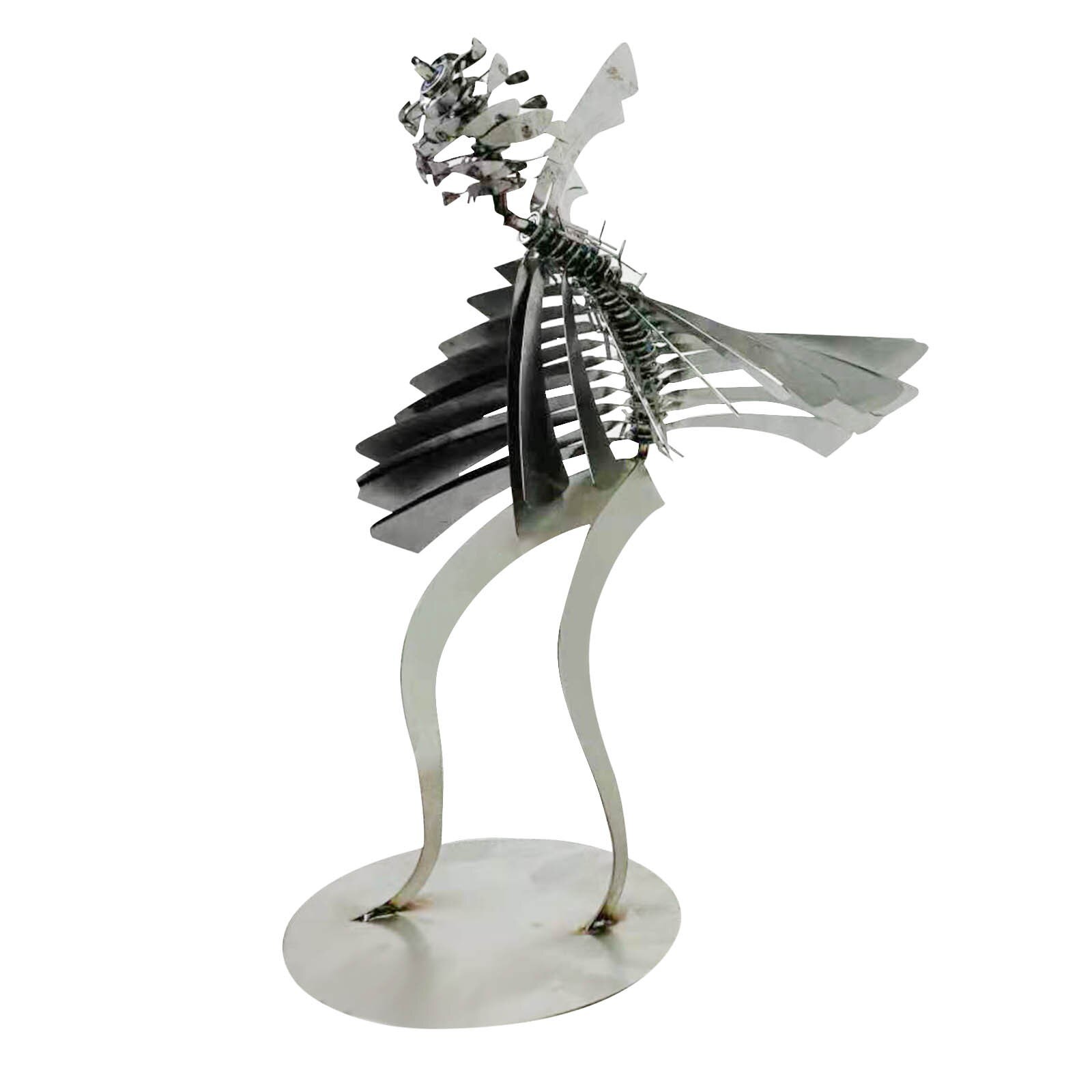 Unique And Magical Metal Rotating Windmill Humanoid windmill Outdoor Wind Spinner Yard Patio Lawn Garden Decoration