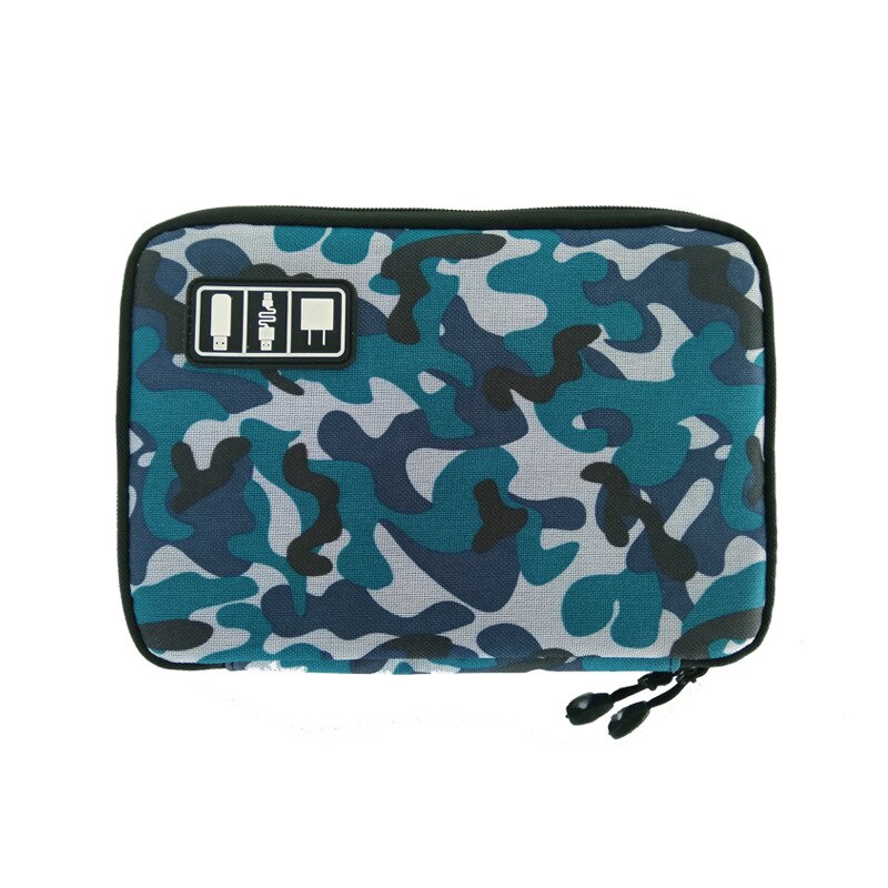 3C Digital Bag Men Travel Gadgets Pouch Power Cord Charger Headset Organizer Drive Electronic Suitcase Accessorie: Camouflage 3