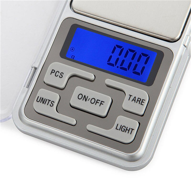 Mini Digital Display Scale 200/500g 0.01g High Accuracy Backlight Electric Pocket For Jewelry Gram Weight For Kitchen