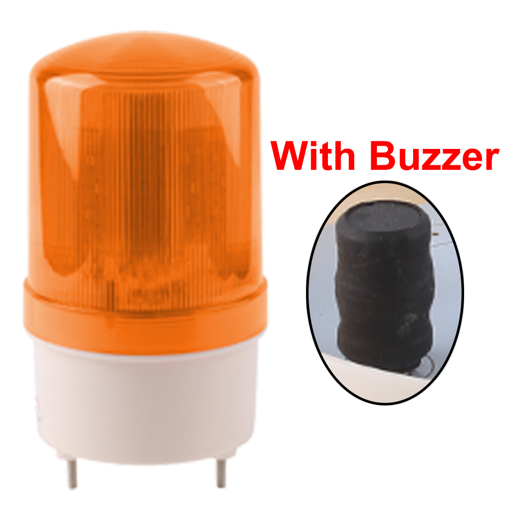 Industrielle akustische visuelle Alarm Summer LTE-1101J rotierendes Licht blinkendes Signal Warnleuchte Blitz Sirene Anzeige LED DC24V12V: Dark Khaki / 5w