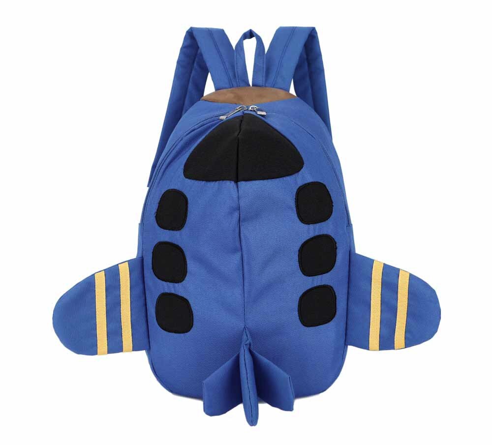 Mignon enfant bambin Schoo sacs avion sac à dos maternelle enfants filles garçons cartable 3d dessin animé Animal sac Mochila Mujer # T2G: Bleu