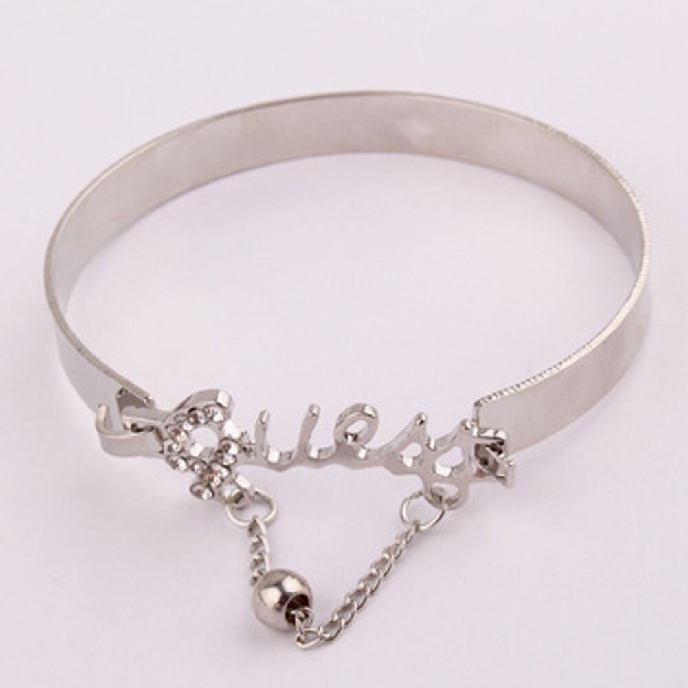Rhinestone Decor Stylish Hand Chain Ring excellent workmanship Elaborate Love Exquisite Bracelet Accessory