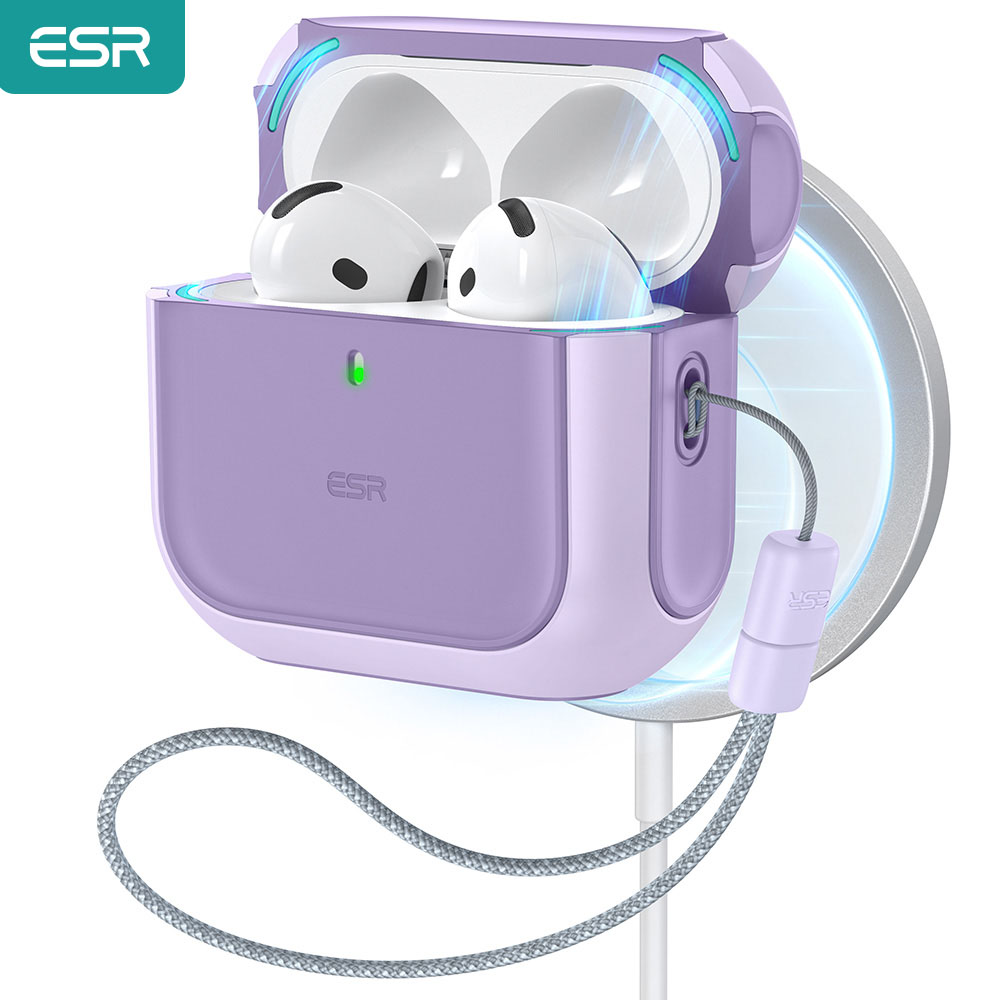 ESR for AirPods 4th Generation Case for AirPods Pro 2nd Generation AirPods Pro 1st MagSafe Protection Cover: 2XS / Khaki