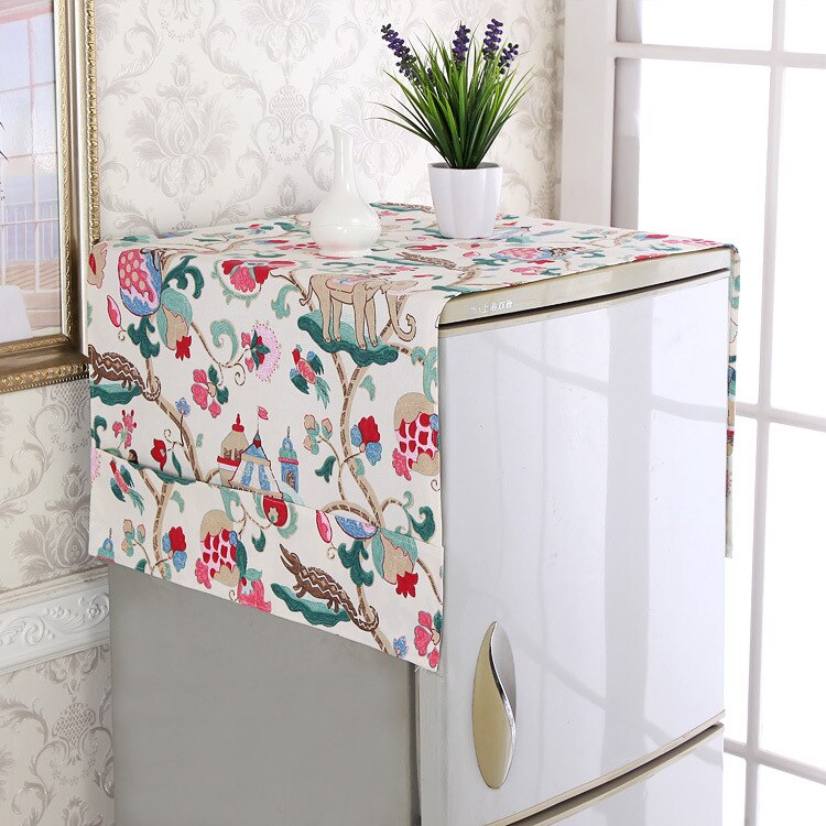 Moderne transfrontalier serviette rouleau Machine à laver cache-poussière simple ouverture réfrigérateur serviette réfrigérateur stockage sac suspendu
