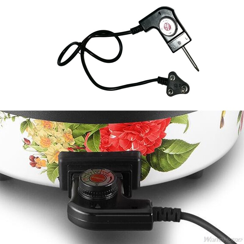 Cable de alimentación ajustable con regulador automático para horno eléctrico, enchufe de clavija para olla de calefacción eléctrica, US/UK/SA/EU/CN, M25 21