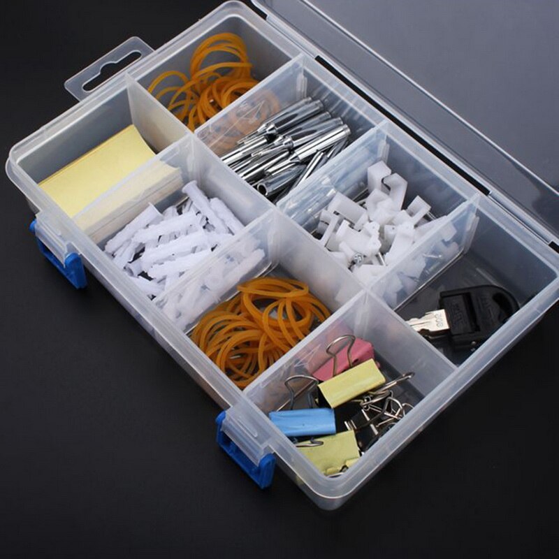Adjustable Components Compartment Storage Organizer Detachable Portable Tool Box Electronic Drill Screw Beads Storage Toolkit