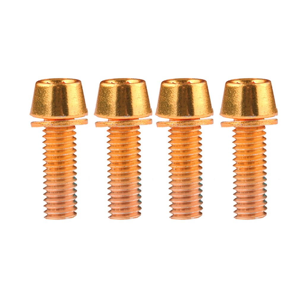 Mountain Bike Handlebar Screw Colorful Stainless Steel Screw Stem Riser Screws Bolts Cycling Accessories Bicycle Handlebar Screw: Style 2
