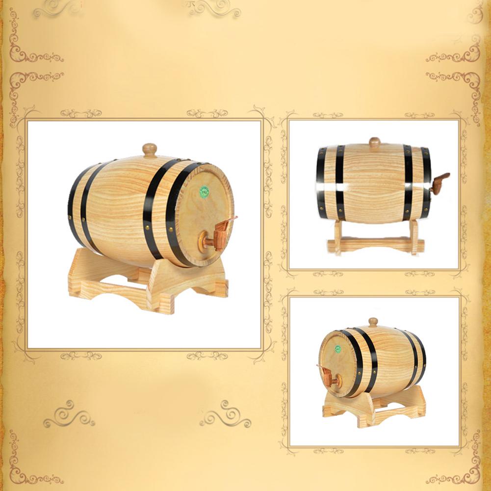 Eiken Grenen Bier Wijn Brouwen Vaatje Vat Opslag Speciale Barrel 1.5L En 3L Wijn Vat Vaatje Emmer Brewage Opslag Emmer