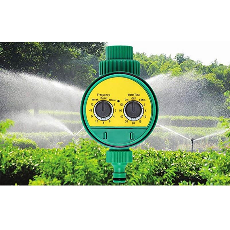 Analogue Two Dial Water Timer Automatic Electronic Watering Faucet Plastic Valve Multi-function Garden Irrigation Controller