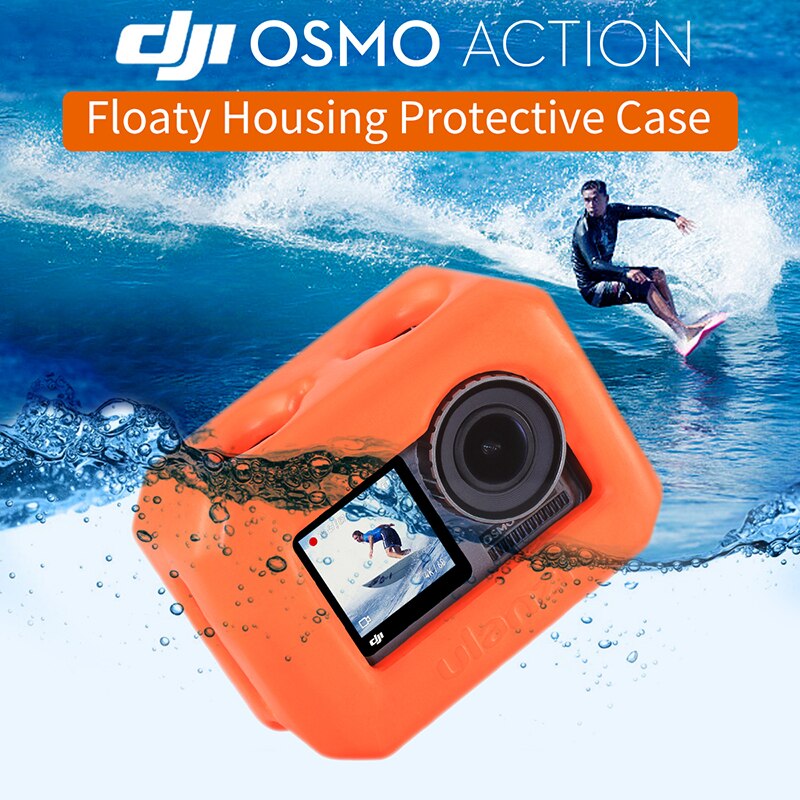 Ulanzi Zachte Floaty Case Voor Dji Osmo Action Camera Drijvende Venture Shell Behuizing Voor Schaatsen Surfen