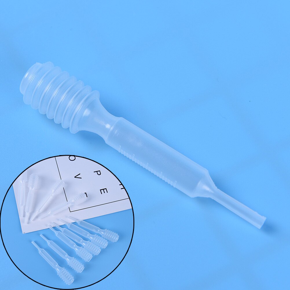 10 stk 5ml transparente engangspipetter sikre plastik øjendråber overførsel graduerede pipetter laboratorieeksperiment forsyninger