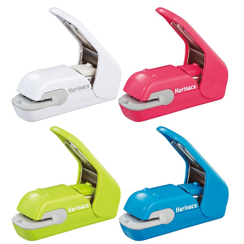 Japan KOKUYO Staple Free Stapler Harinacs Press &amp; Safe Student Stationery For 5 sheets