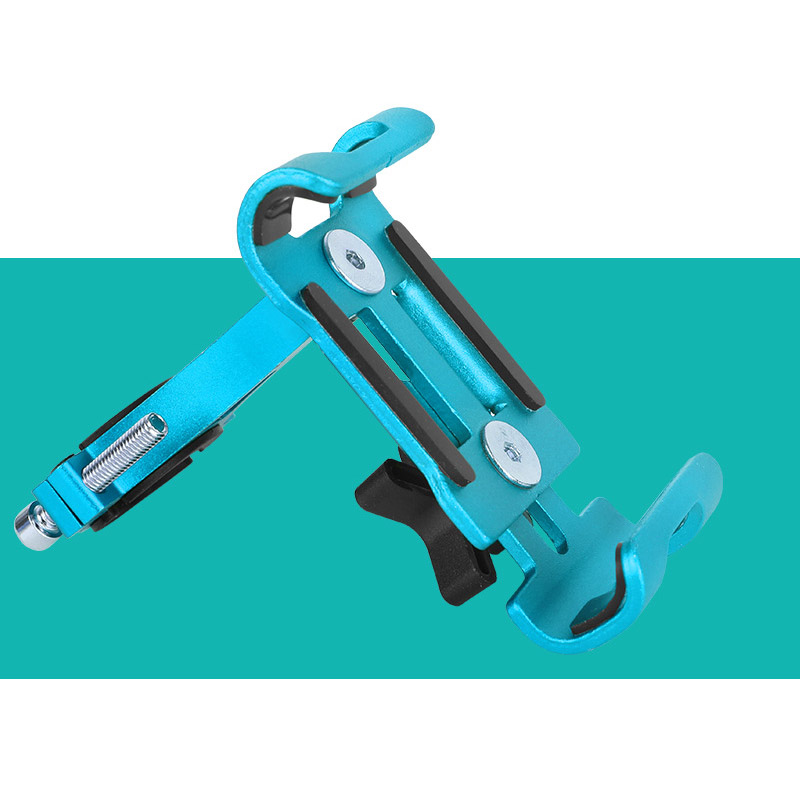 Fahrrad-Telefonhalter, zuverlässige Halterung, universelle MTB-Mobilfunktion, GPS, Metall-Motorradhalter auf Rennrad, Moto-Lenkerständer: Schwarz