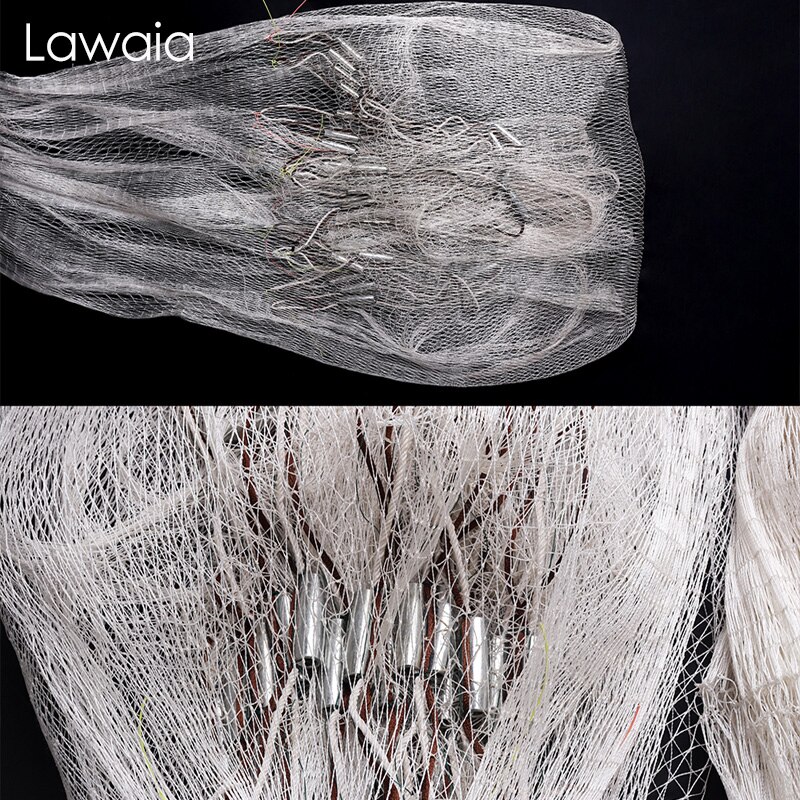 Lawaia Cast Net Nylon Monofilament Casting Network Length 2.5M/3M/3.5M/4M Fish Gill Nets Hand Throw Fishing Net