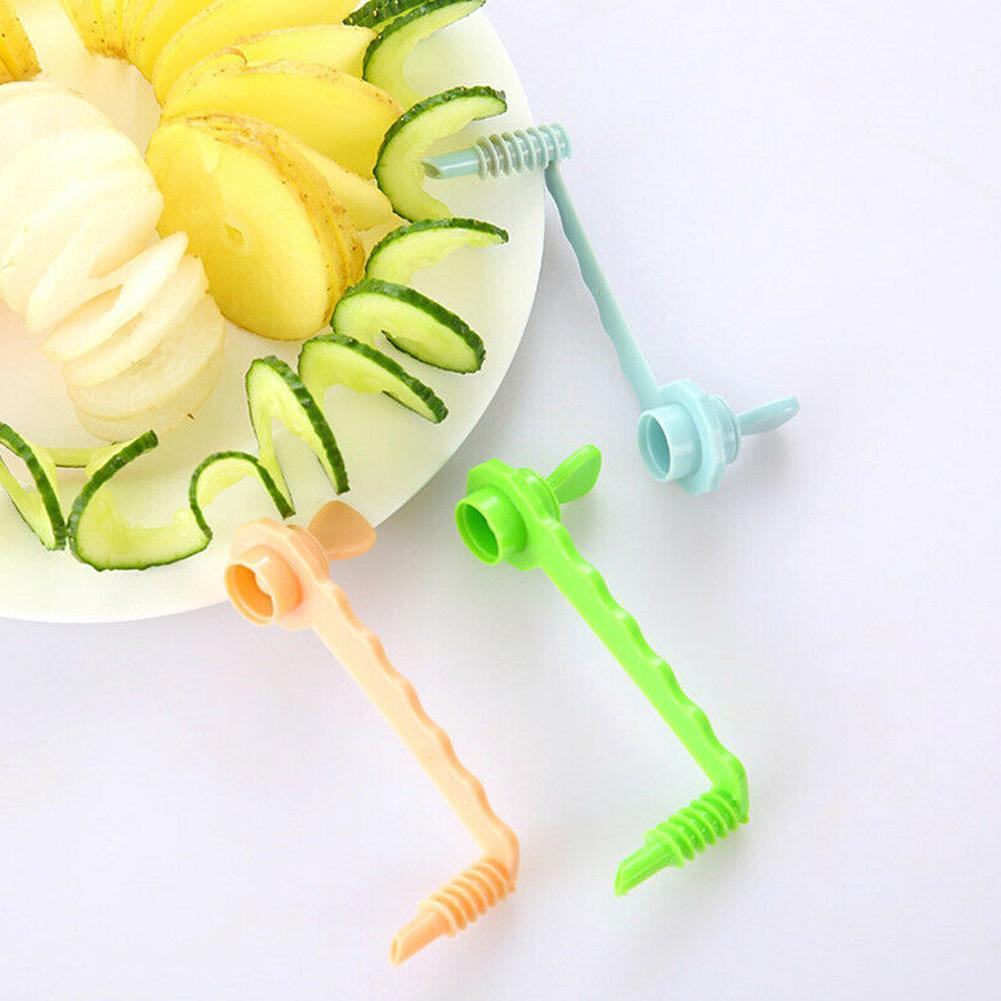 Household Carrot Spiral Slicer Kitchen Vegetable Cutting Slicer Cooking Models Spiral Gadgets Potato tool Cut Cutter Home O9I9