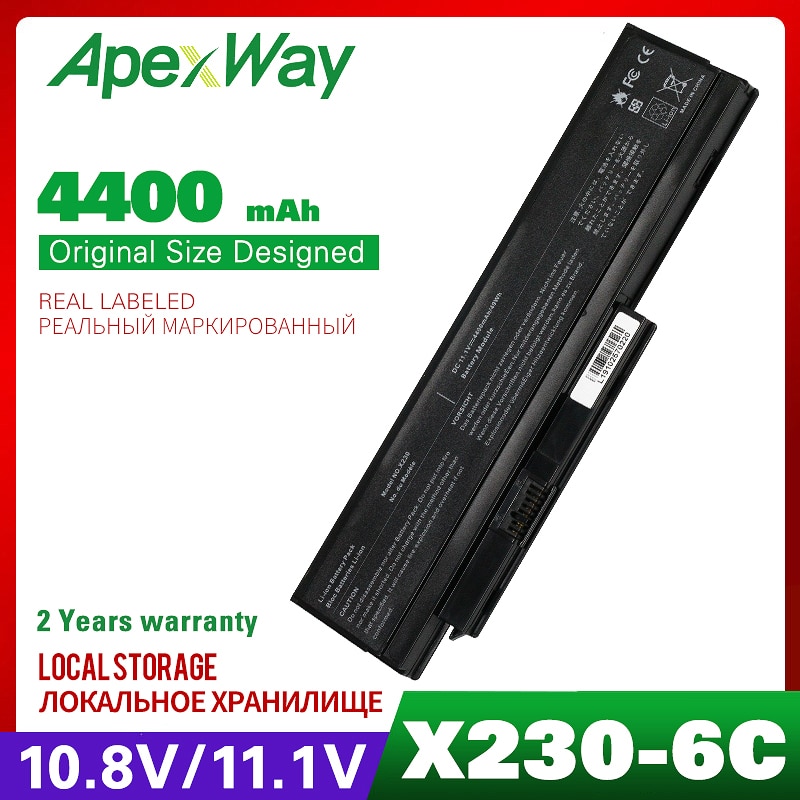 Apexway 11.1V Laptop Batterij Voor Lenovo Thinkpad X230S Serie X230 X230i 45N1025 45N1024 45N1028 45N1029 45N1020 45N1021 4400 Mah