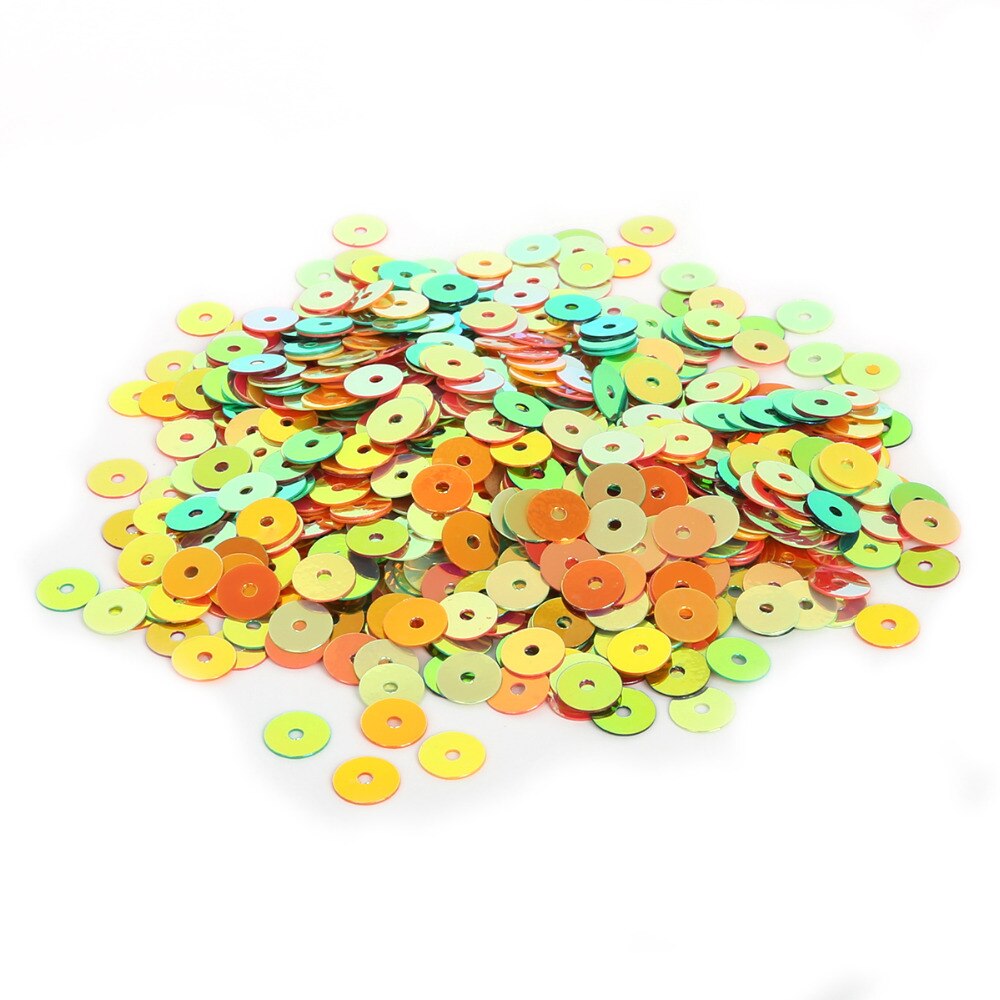 Wit/Mix Kleur 3/4/5/6mm (1500-10000 stks) ronde Platte Sequin, voor sieraden maken kleding accessoires diy art decoratie