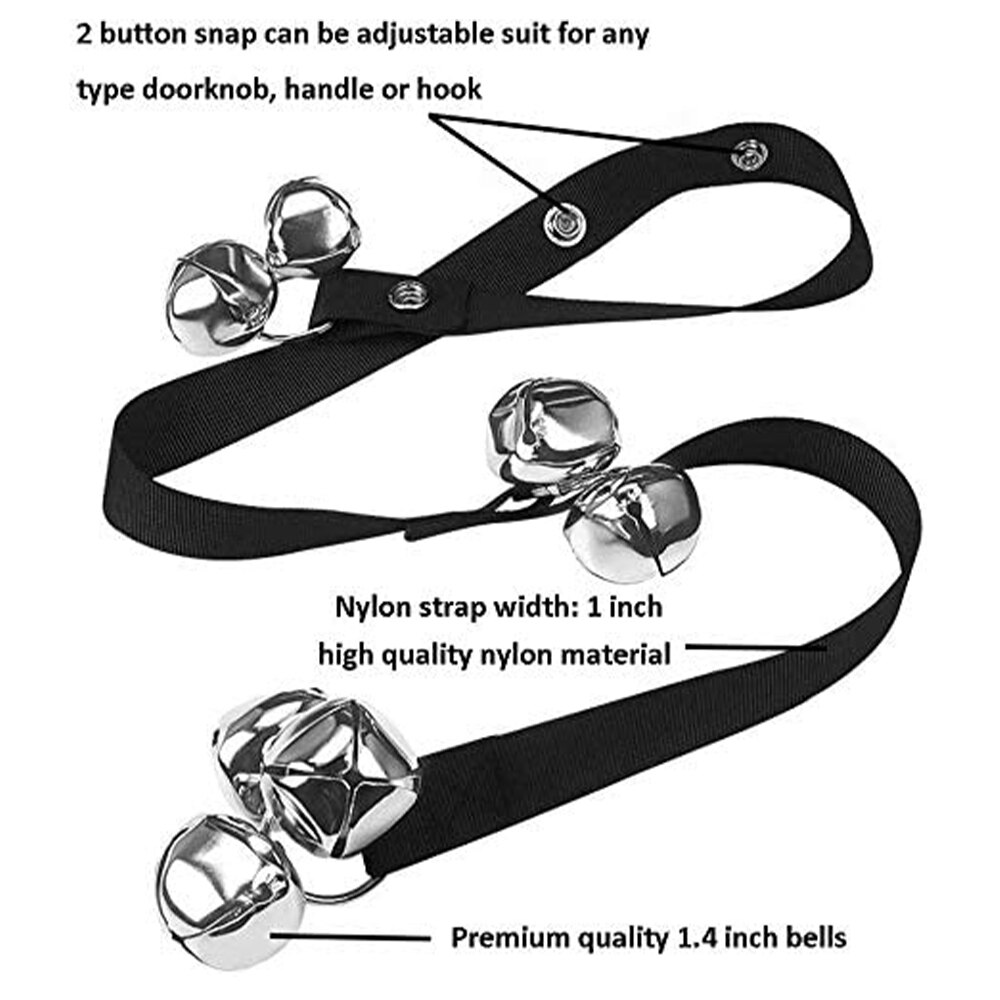 Timbre de perro Universal para entrenamiento canino, accesorios de timbre de perro para entrenamiento canino, timbre de puerta, herramienta para mascotas