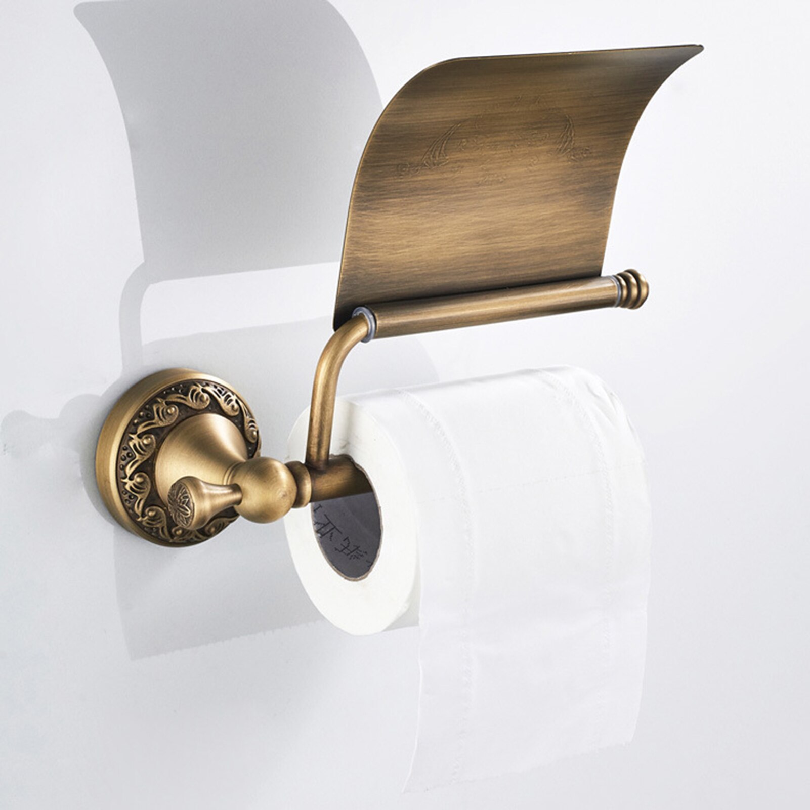 Zwart Toiletrolhouder Goud Brons Wit Chroom Retro Messing Badkamer Wc Tissue Papieren Handdoek Houder Antieke Wc Roll Plank