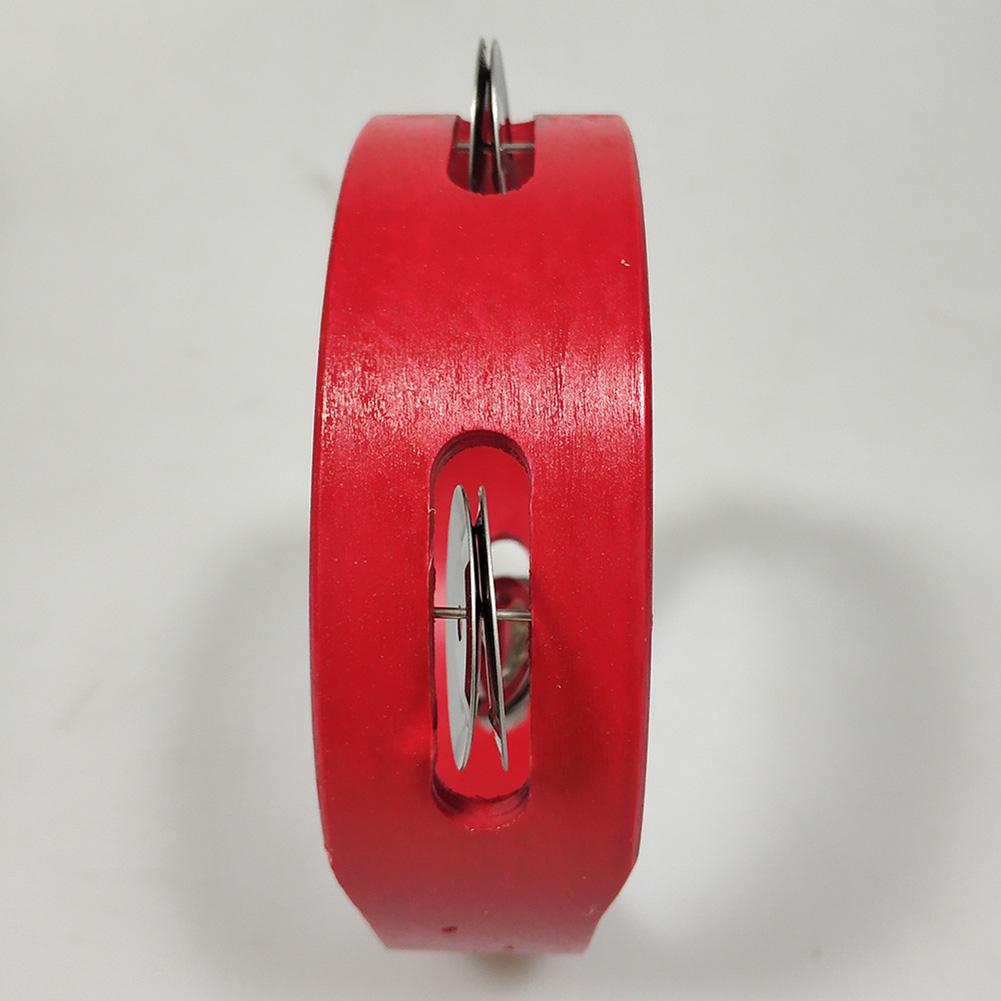 Clochettes pour Instrument de musique, 6 pouces, tambour en bois rouge, à Percussion, 15x15x4.5cm