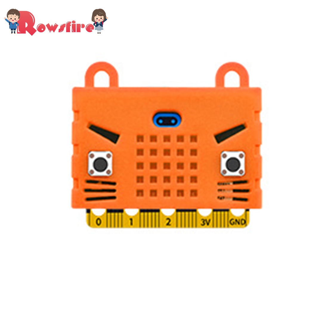 Eco-Friendly Seal/Tiger/Cat Shape Silicone Protective Enclosure Shell Cover For Micro:Bit Board Expansion Board Bue/Red/Orange