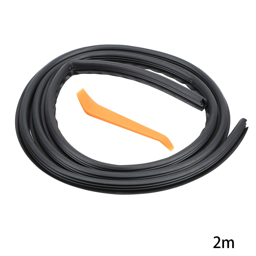 FORAUTO Noise Sound Insulation Rubber Strip Auto Rubber Dashboard Seal Strip Car Stickers Filler Weatherstrip styling Moulding: 2m
