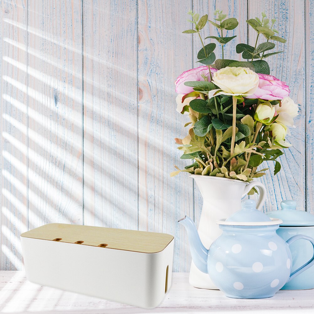 Surge Protectors Anti Dust Cable Management Box Organizer Cable Storage Power Strips Wire Case TV Cord Box