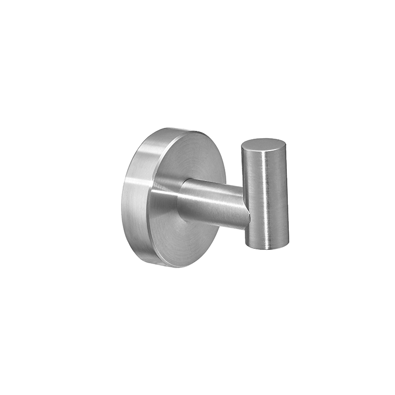 Frap Rvs Zilver Badkamer Hardware Set Handdoekenrek Toiletrolhouder Handdoek Bar Haak Badkamer Accessoires Y38124: Y19009