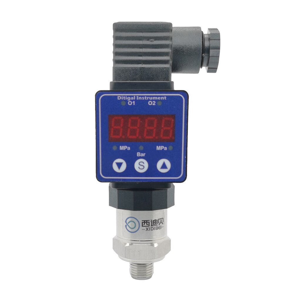 Druck Absender mit LED-anzeige G1/4 12-36V 4-20mA 0.5% 0-600Bar Optional edelstahl druck wandler Sensor