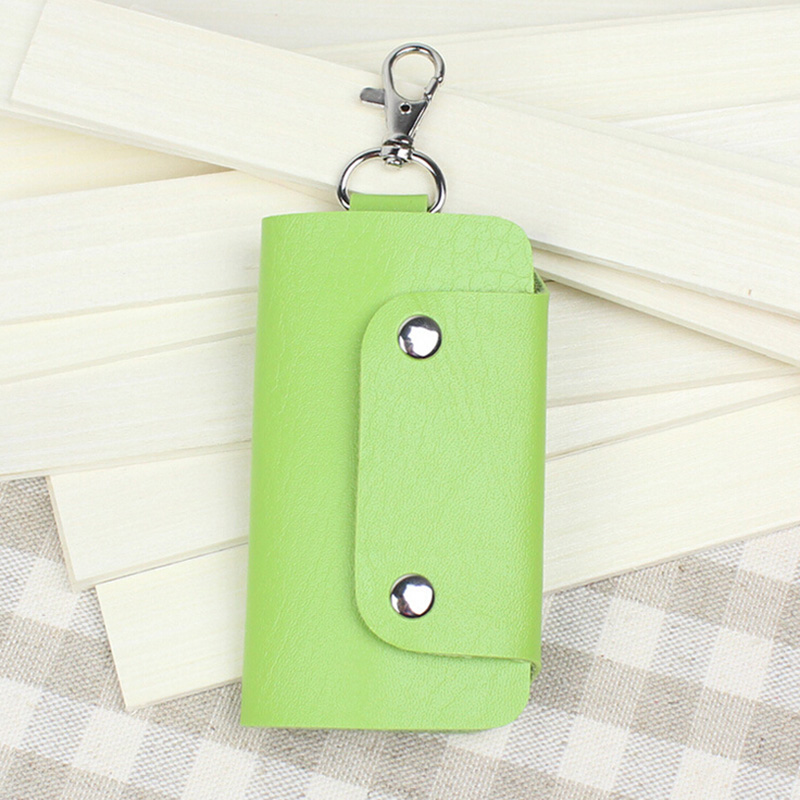Big ! Pu Leather Brand Style Solid Key Wallets Bag Car Housekeeper Holders