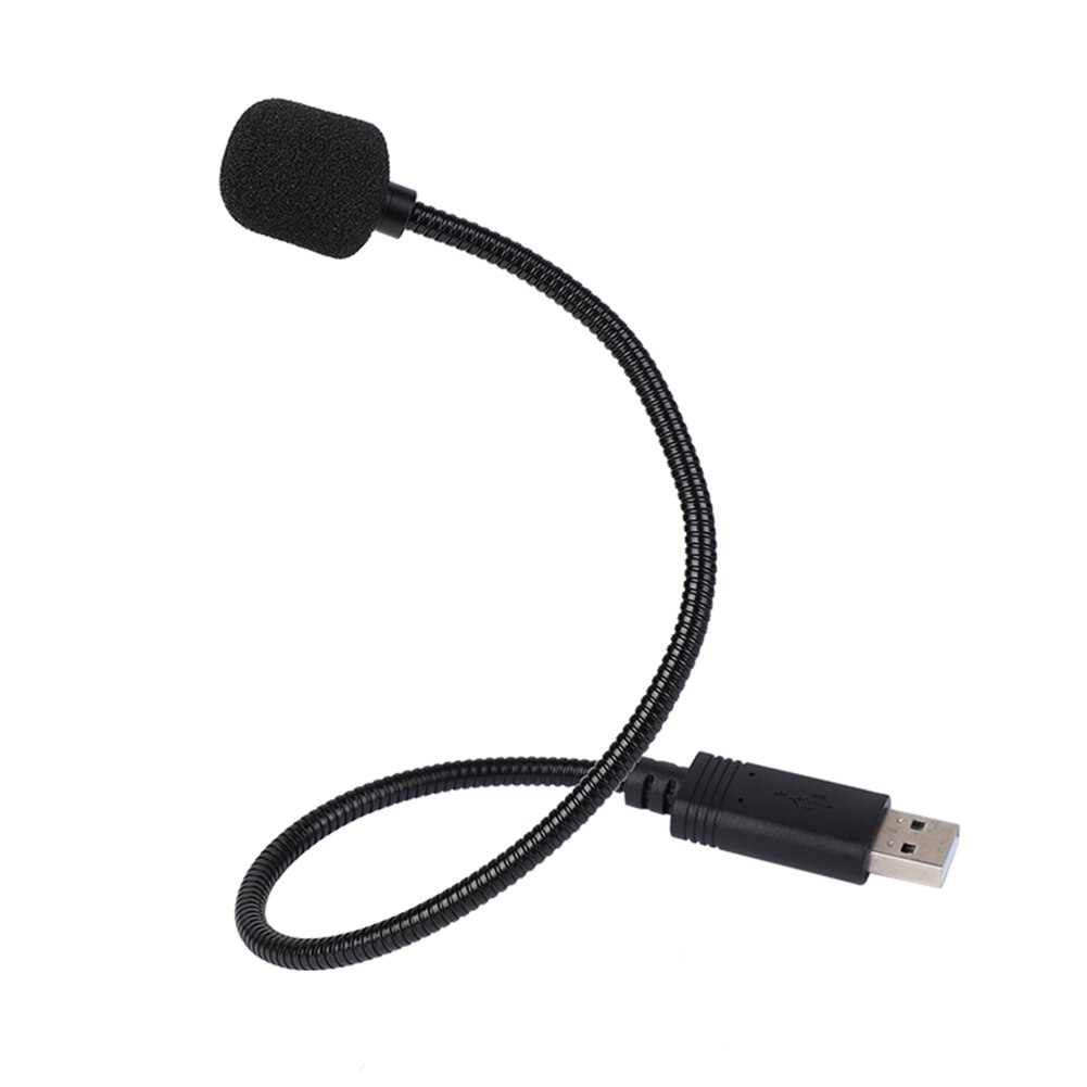 Adjustable USB Laptop Microphone 360 Degree Mic Anti-noise Mini Studio Speech Microphone for Desktop PC Condenser Microphone