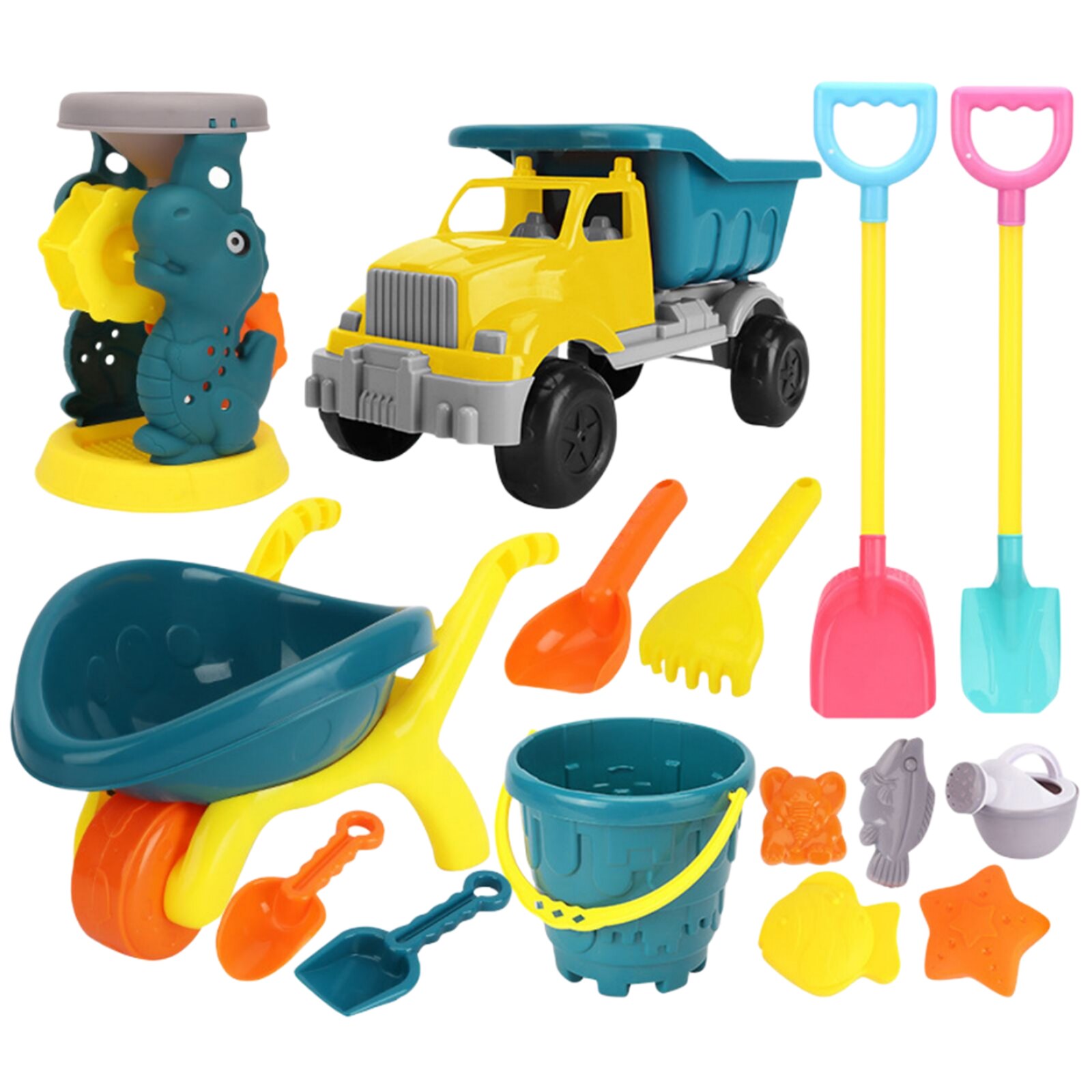 Summer Sand Beach Toy Bucket Beach Game Toy Shovel for Indoor Kids Children