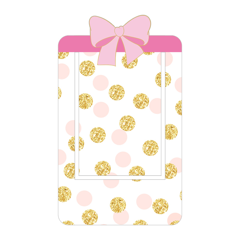 Fromtheon-marcapáginas de plástico cubierto de PVC para libros, marcadores de índice, accesorios para planificador, papelería: Bow 2